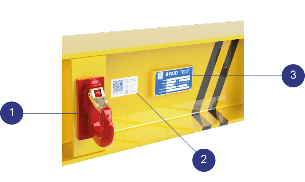 detalhes sobre dispositivos especiais travessão barra para içamento e elevação de cargas
