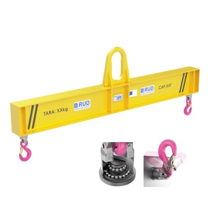 Travessão em barra para içamento de cargas RUD modelo T-A-WPP-S Isometrica