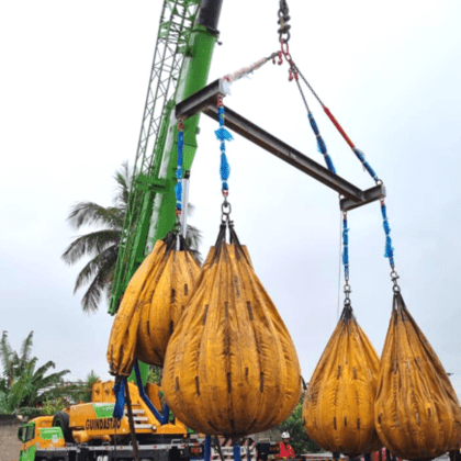 Aplicação travessão H RUD modelo H-A-GSH-S em içamento de cargas - galeria 4