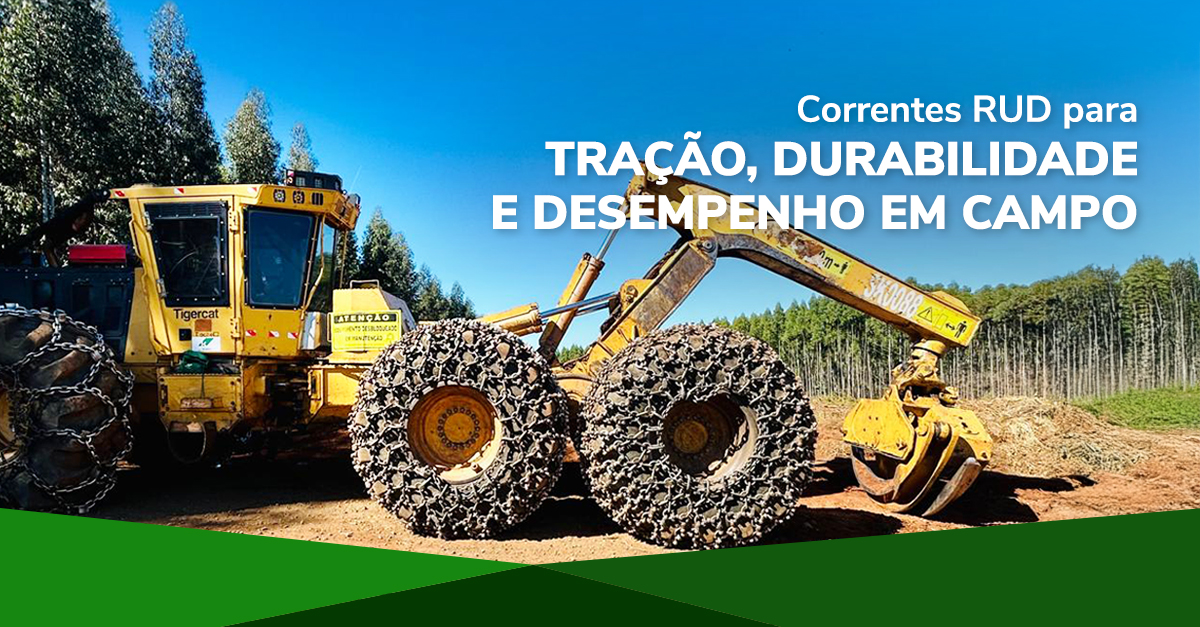 Correntes para Pneus em Máquinas Florestais: Como Escolher a Solução Certa para Cada Aplicação